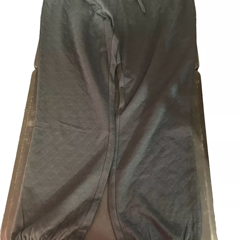 R. Sofia Green Quilted Sweatpant Jogger Size XL
